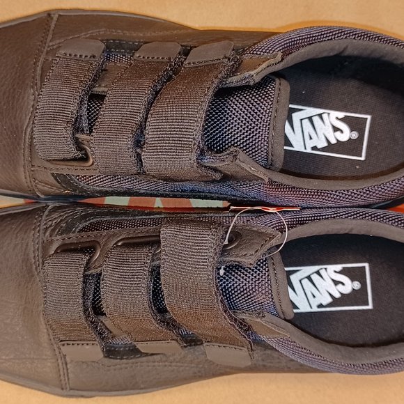 VANS Men's 7/Women's 8.5 Old Skool V Leather Ballistic Black VN0A3D29UB4 - Picture 6 of 11